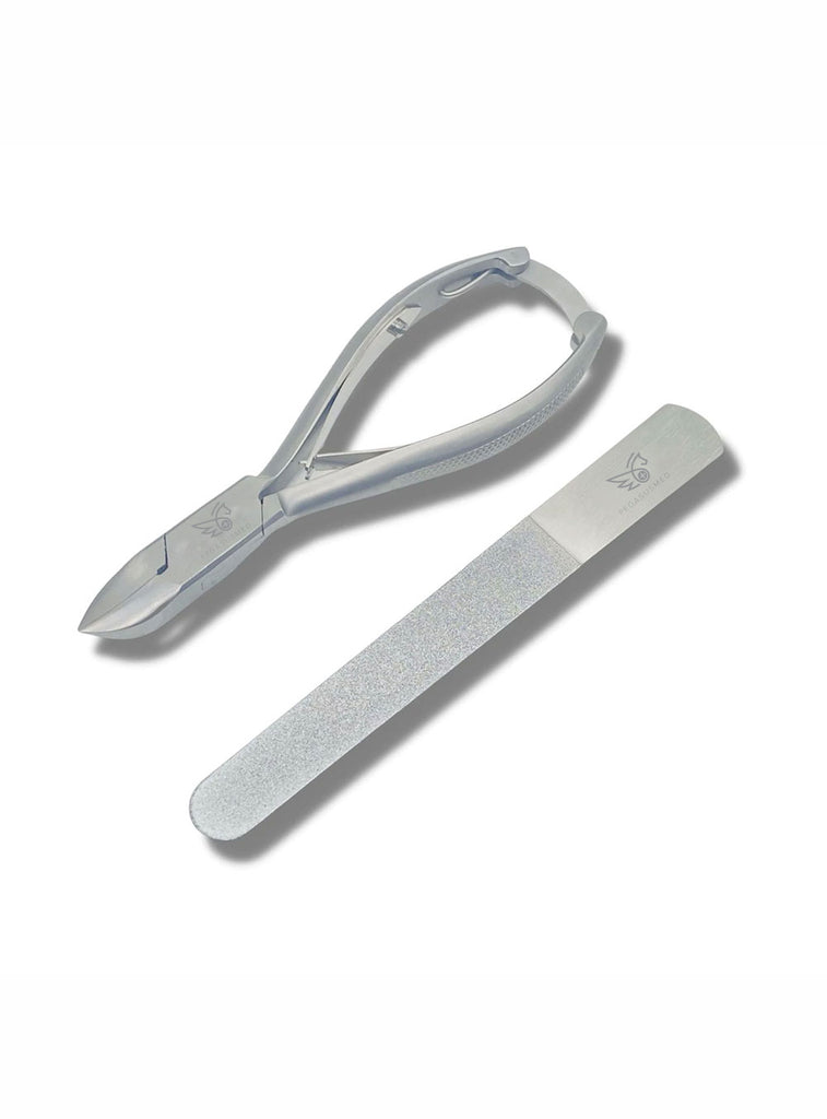 Ingrown Toenail Cutter,Heavy Duty Toe Nail Clippers for Thick  Toenails,Fingernails,Podiatrist Toenail Nippers with Sharp Blade,Safe Lock